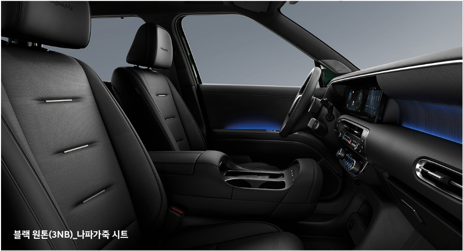 디 올 뉴 팰리세이드 하이브리드 캘리그래피 블랙 원톤 내장 컬러 및 나파가죽 시트