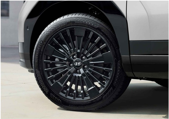 2026 싼타페 하이브리드 블랙잉크 전용 20인치 알로이 휠 디자인