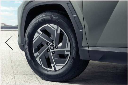 2026 투싼 하이브리드 17인치 알로이 휠 디자인