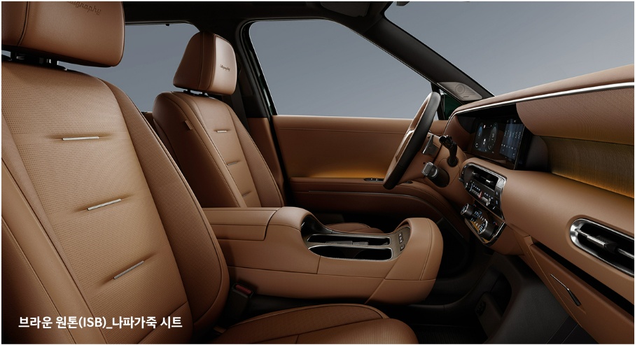 디 올 뉴 팰리세이드 가솔린 2.5 터보 캘리그래피 브라운 원톤 내장 컬러 및 나파가죽 시트