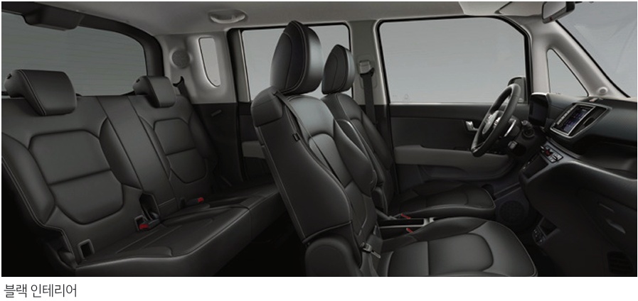 2026 레이 EV 1인승 밴 블랙 내장 컬러