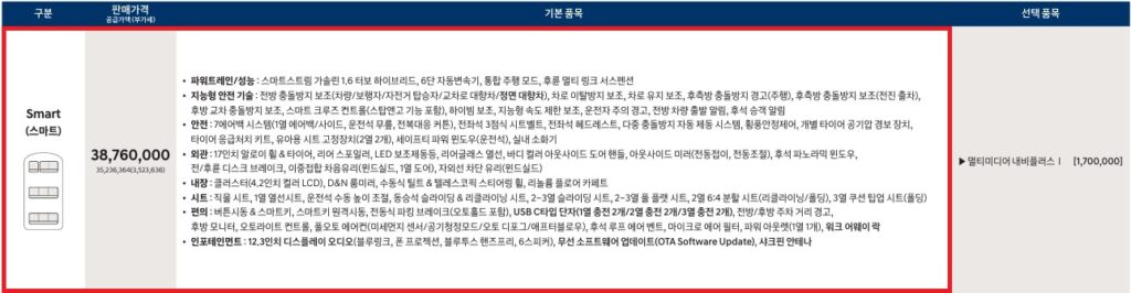 더 뉴 스타리아 하이브리드 투어러 9인승 스마트 가격표