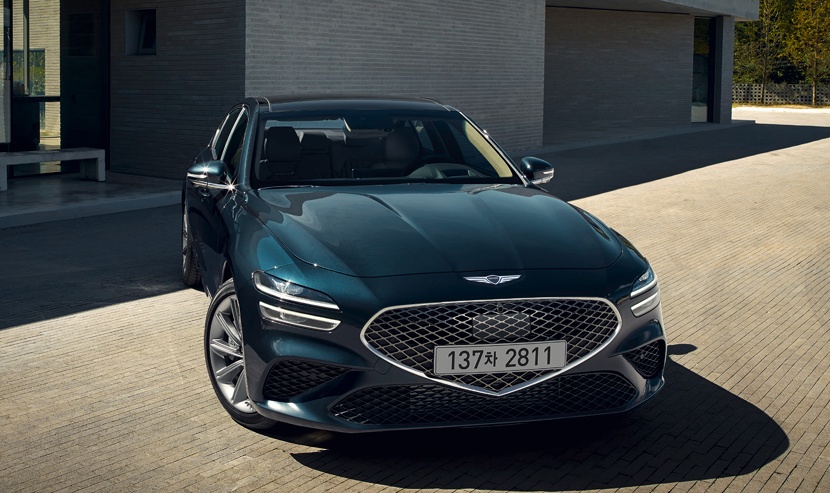 2026 G70 테즈먼 블루 외장 컬러