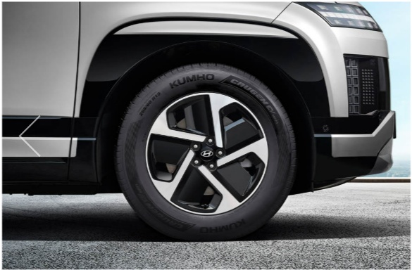 2027 아이오닉 9 19인치 알로이 휠 및 타이어 규격