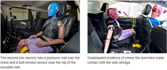 중간 오버랩 전면 테스트 차량 평가 방법