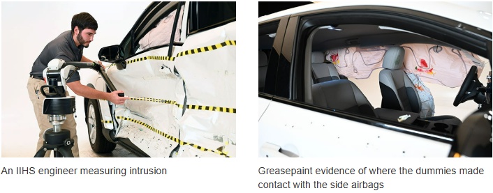 측면 테스트 차량 평가 방법