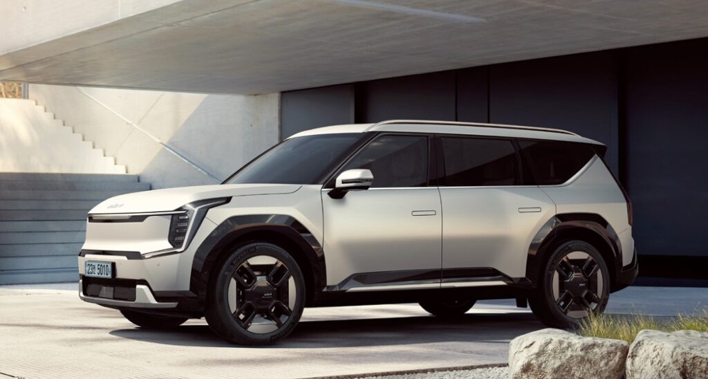 2026 EV9 아이보리 매트 실버 외장 컬러
