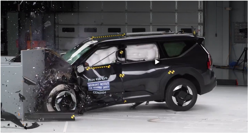 EV9 IIHS 충돌 안전 테스트
