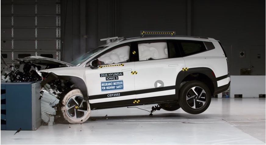 아이오닉 9 IIHS 충돌 안전 테스트